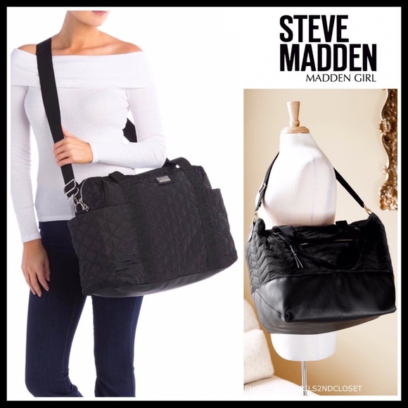 Steve Madden Handbags - STEVE MADDEN GIRL WEEKEND OVERNIGHT TRAVEL BAG A2C